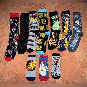 Old School Nickelodeon Show Socks